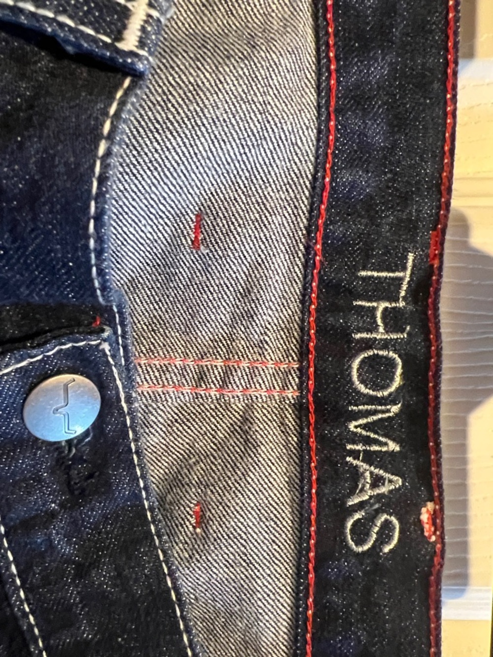 Kimes Ranch Thomas Men's Dark Blue Jeans - Picture 3 of 5
